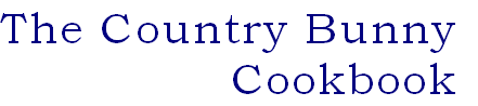 The Country Bunny
Cookbook